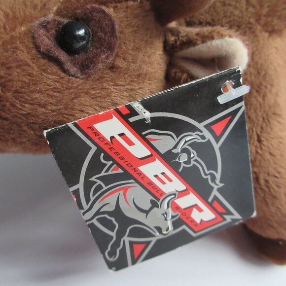 Troubador PBR Professional Rodeo Bull Riding Stuffed Plush Brown Bull 10" NWT - Picture 9 of 16
